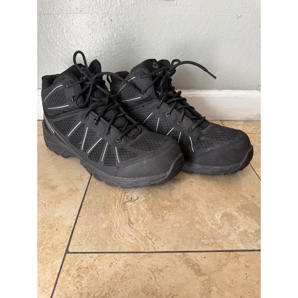 Wolverine Rev Vent Ultraspring Mid Composite Toe Black Work Boots Mens 12M